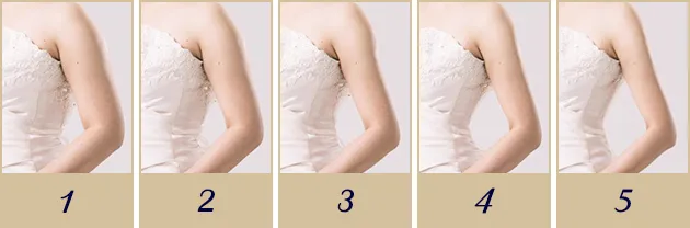 5段階から選べます