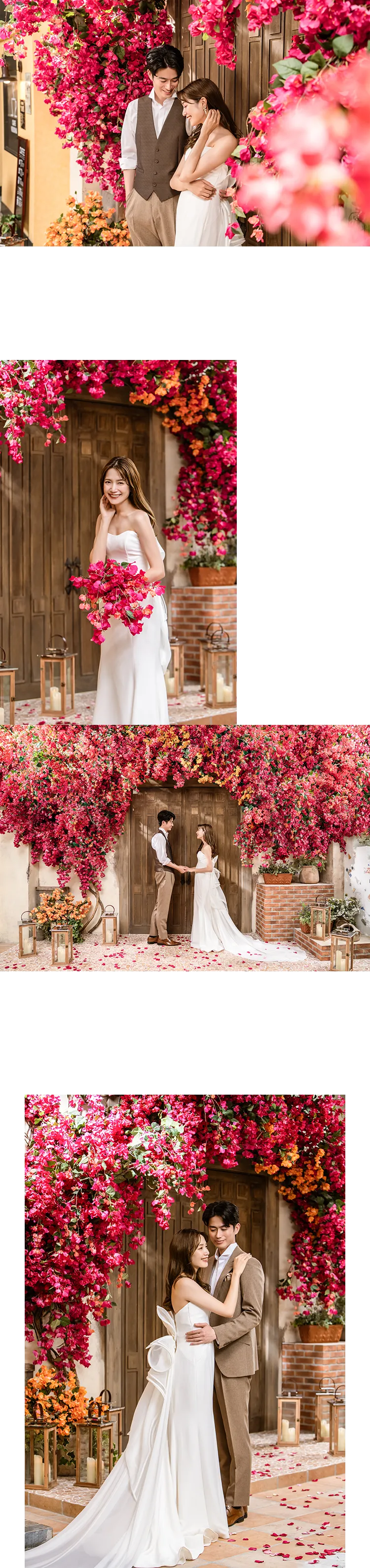 フラワーゲートでのフォトウェディング