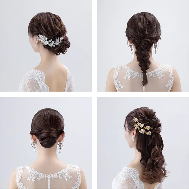 ヘアセットとメイク