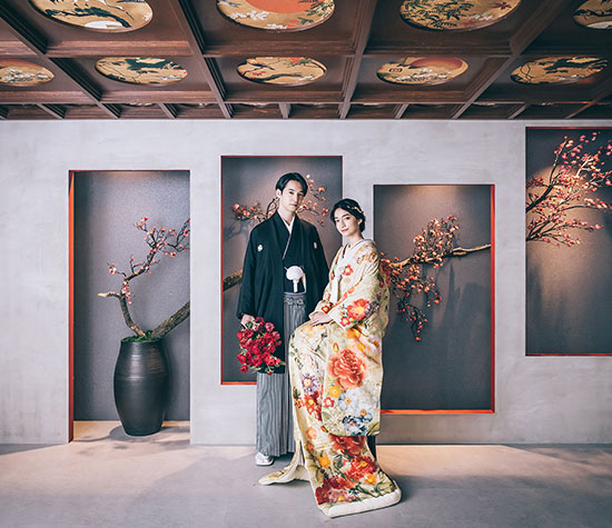 和装もドレスも両方撮りたい花嫁に 和装＆洋装グランスタジオプラン