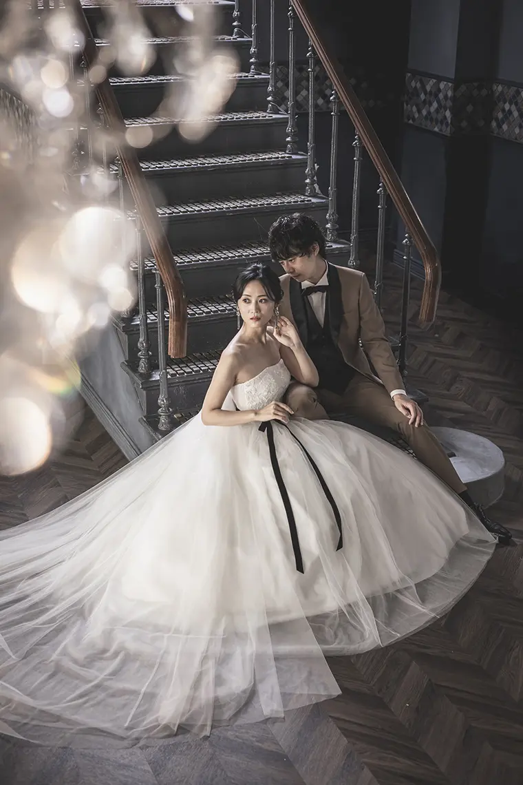 優美な韓国風フォト写真1