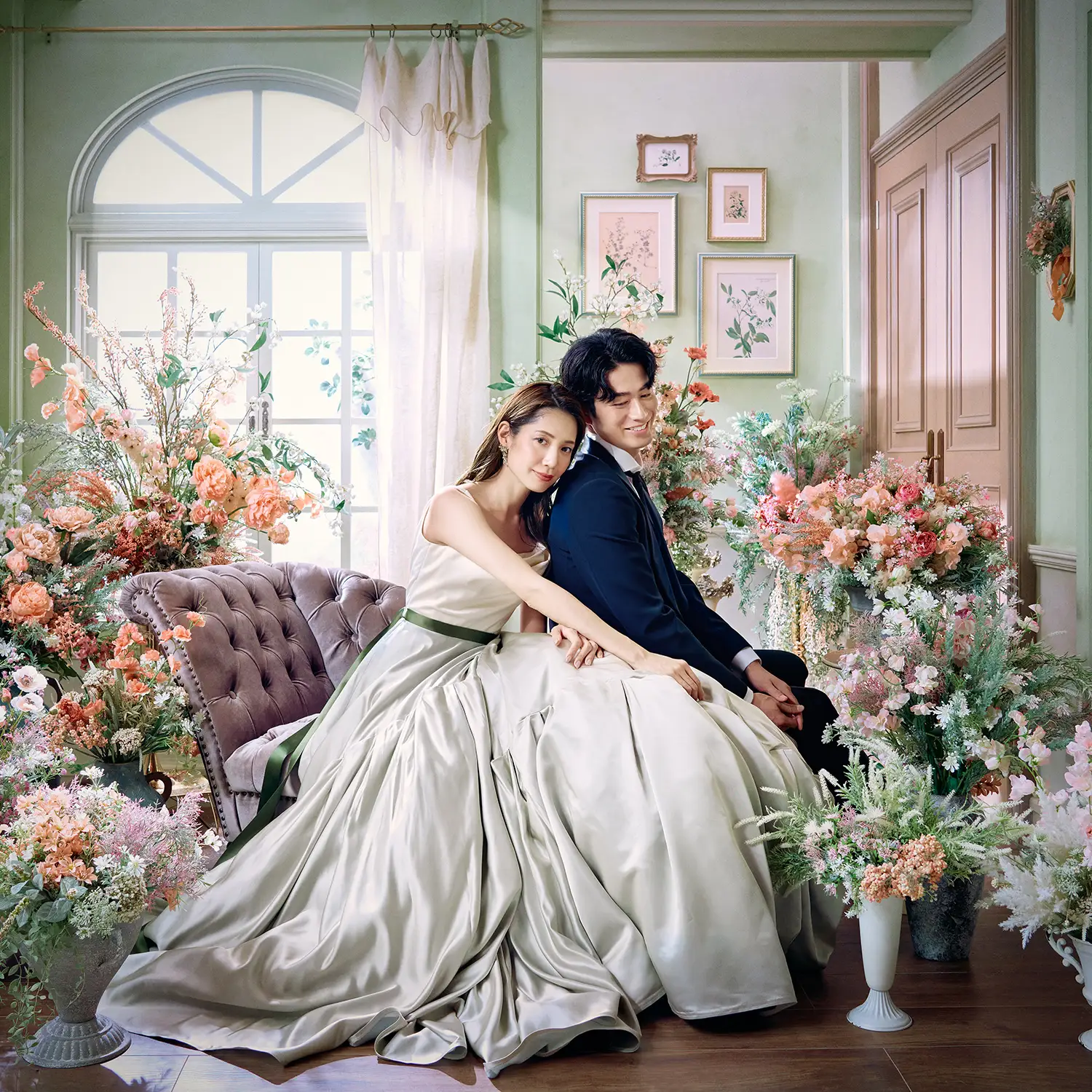 セットの力で品よく可愛くスライダー01