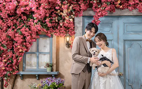 ペットと一緒に心温まるショット写真5