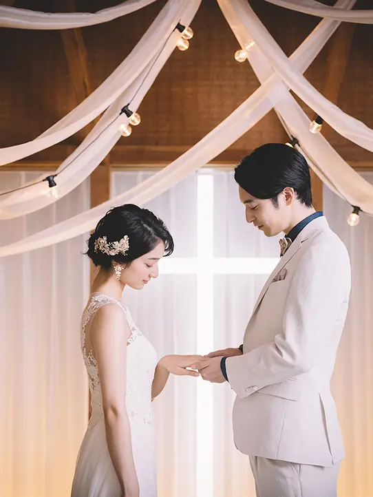 フォトウェディング王道ショット写真1