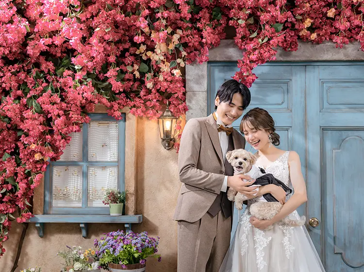 ペットのウェディングフォト